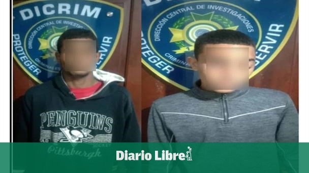 Apresan a dos hombres por robo en una banca de loterías en Jarabacoa