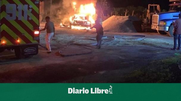 Camión se incendia en la carretera Hato Mayor – El Seibo