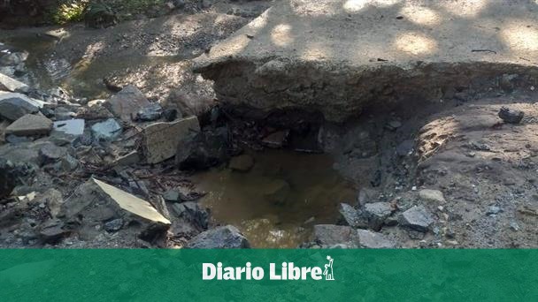 Comunidades de Dajabón quedan incomunicadas tras colapso de puente por fuertes lluvias