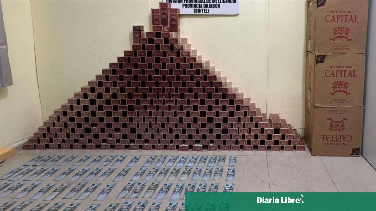 Incautan 48,000 cigarrillos y más de RD$262,000 en allanamiento en Dajabón
