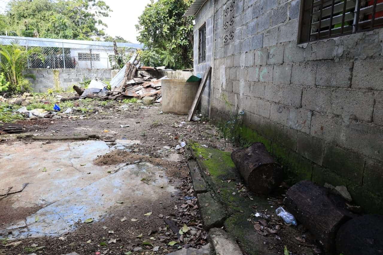 El lugar donde cayó abatido el joven Smerlin Solano Frías.