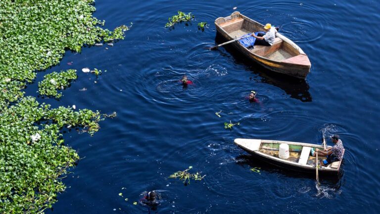 Cinco buzos participan en búsqueda de motorista que cayó al río Isabela durante accidente