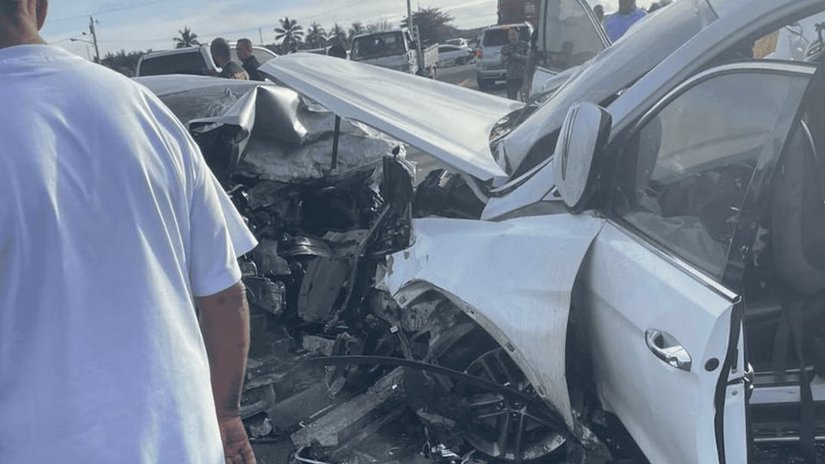 Tres muertos y cuatro heridos en accidente de tránsito en la Circunvalación de Baní