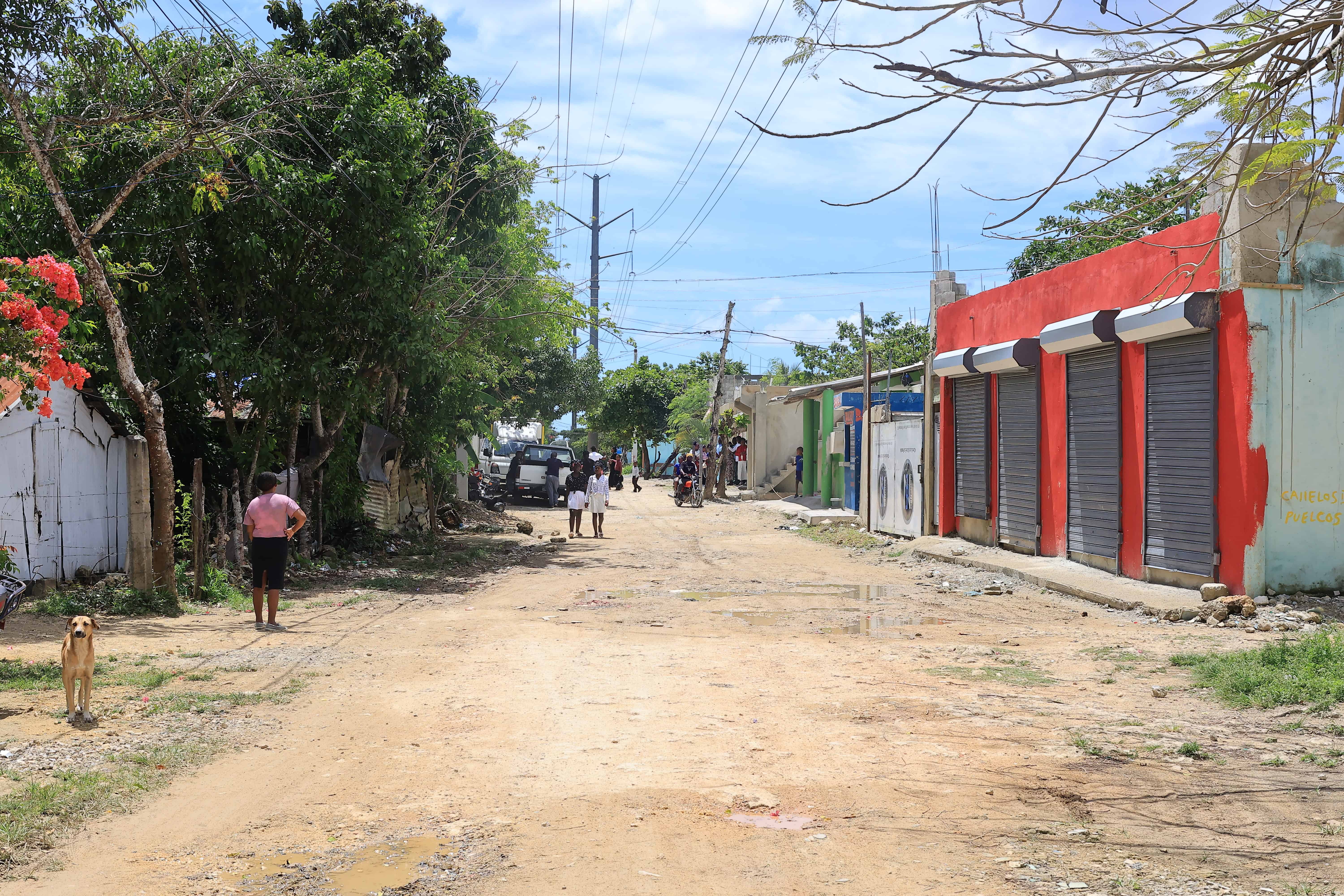 Ni calles ni aceras.