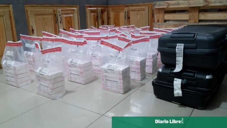 Decomisan 150 paquetes de cocaína en maletas procedentes de Colombia en aeropuerto de RD