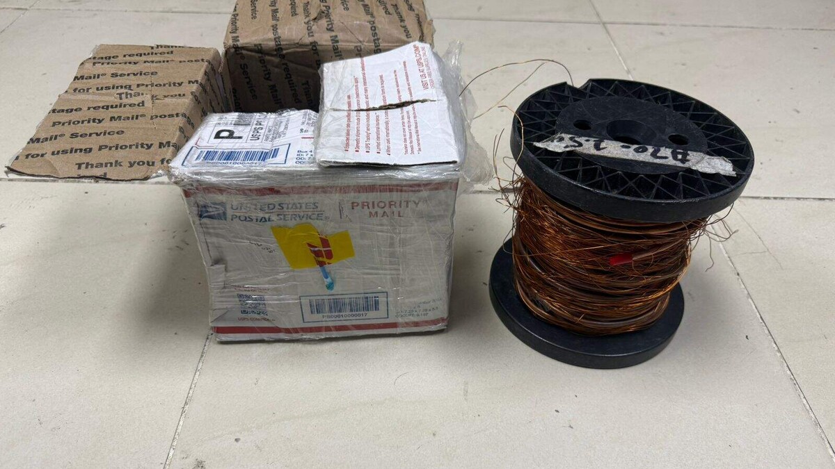 Incautan rollo de alambre con cocaína líquida que sería enviado a Estados Unidos