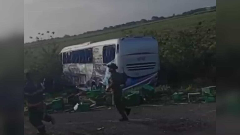 Muere conductor de un autobús tras colisión con un camión en la Autovía del Coral