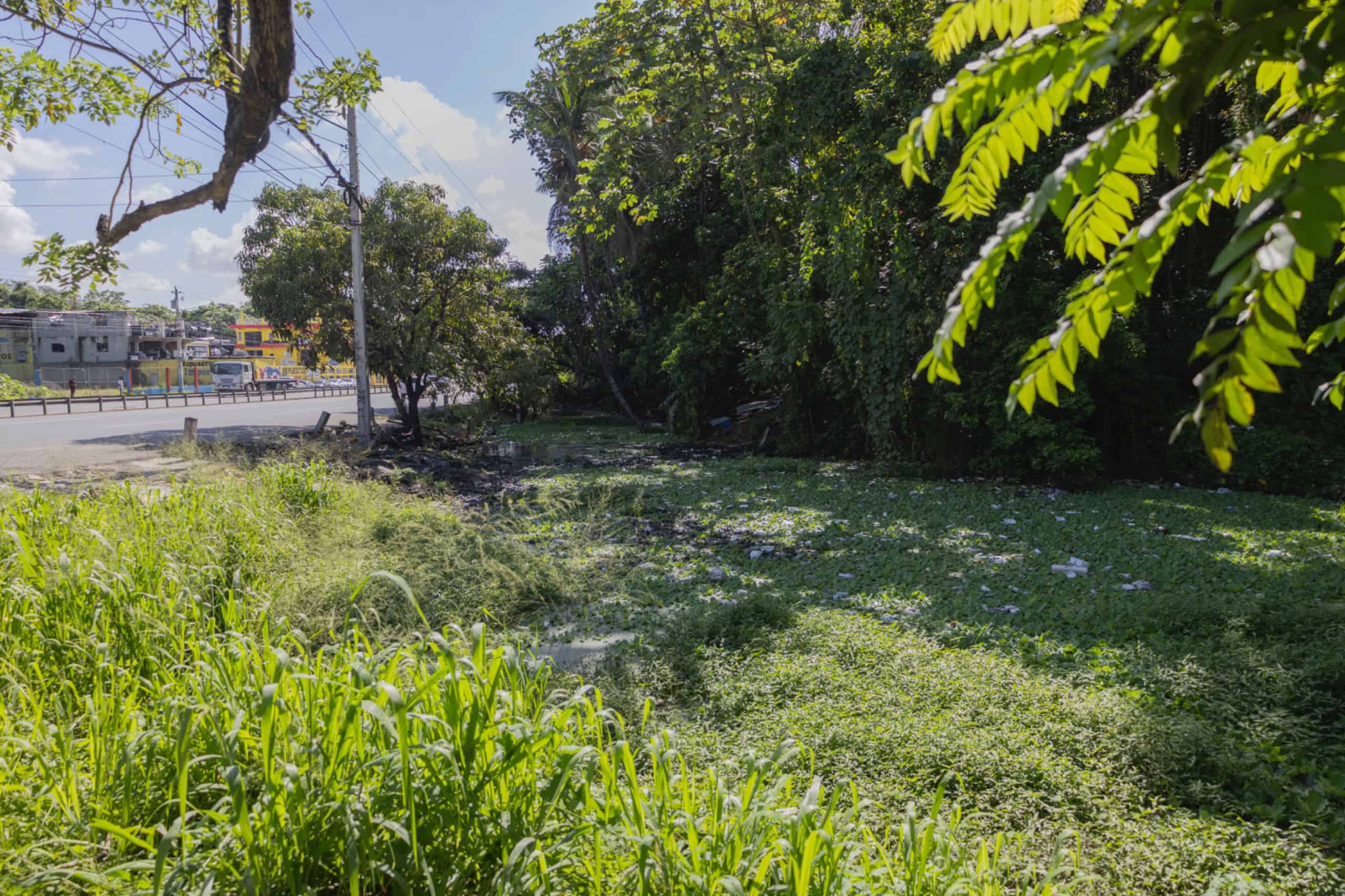 Escena del accidente en la 6 de Noviembre.